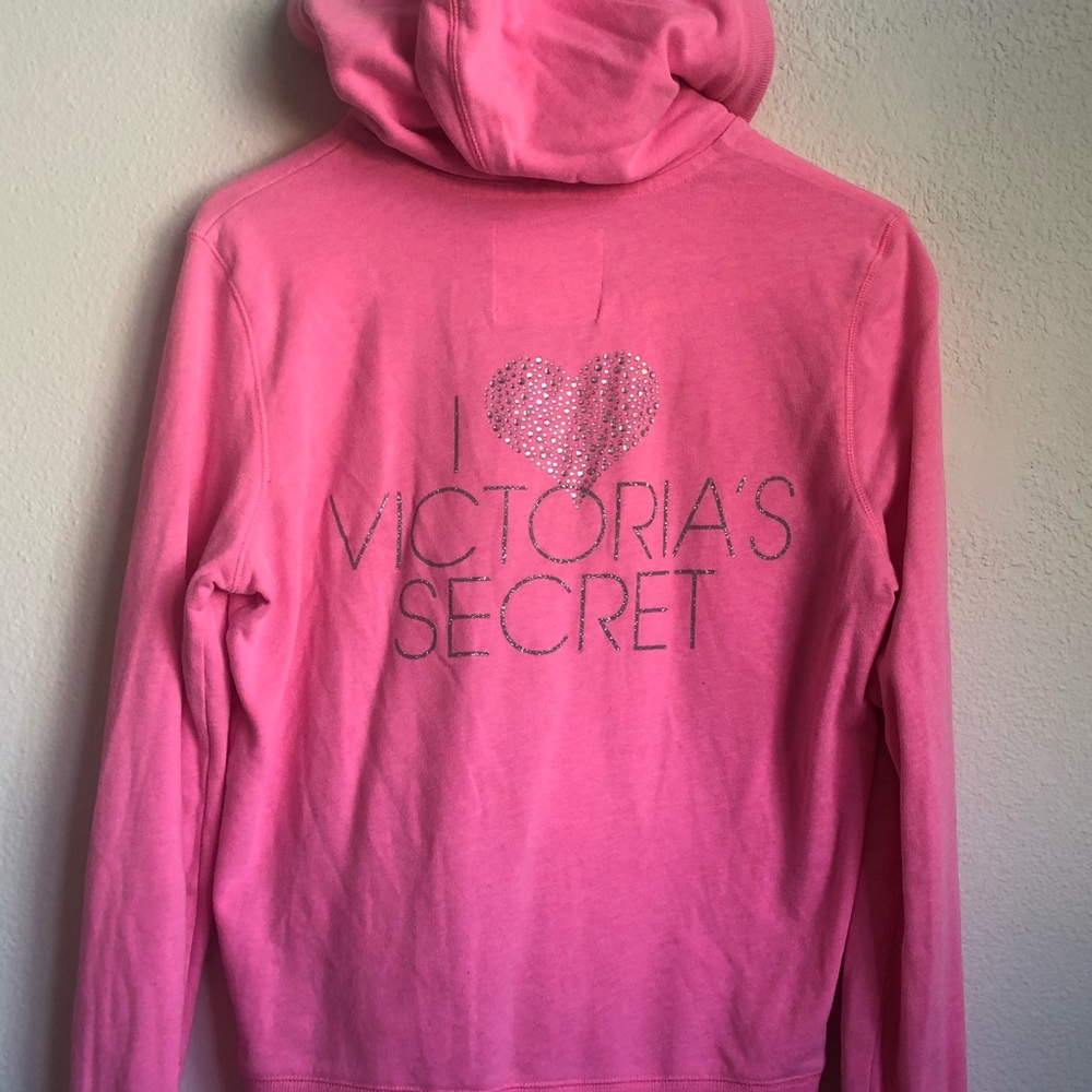 Victoria’s Secret - Rhinestone zip up hoodie